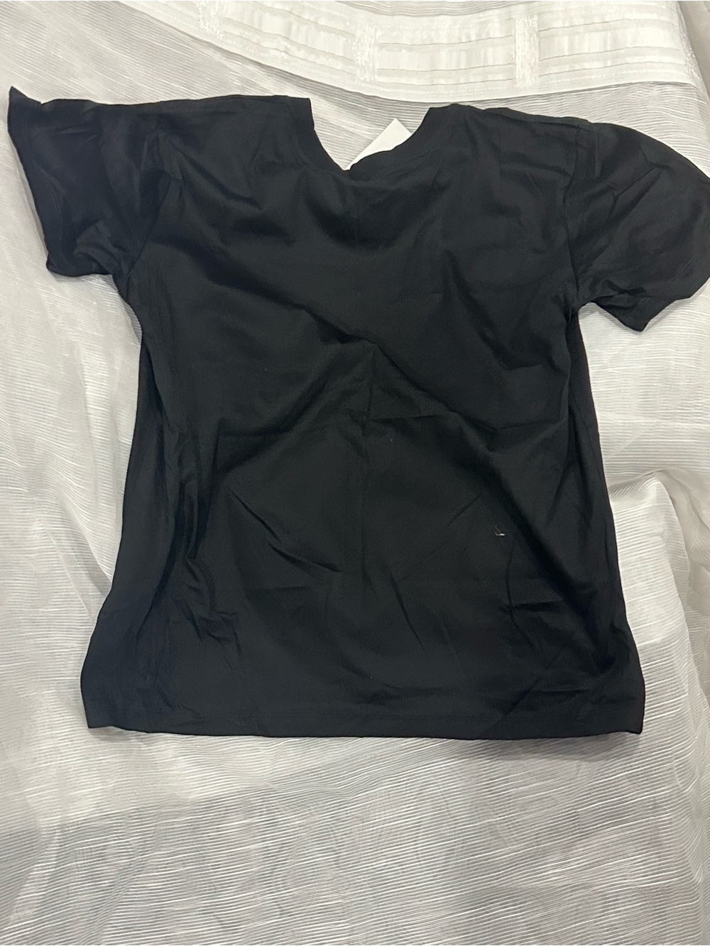 H&M Black Short-Sleeve Women's Crew Tee